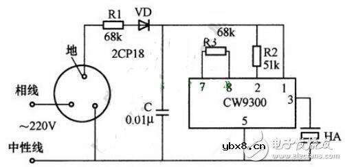 漏电报警插座电路图详解