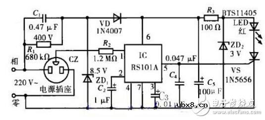 漏电报警插座电路图详解