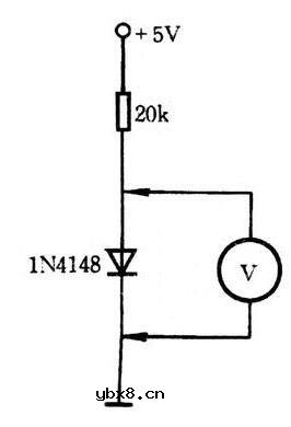 1N4148温度感应实验电路详解