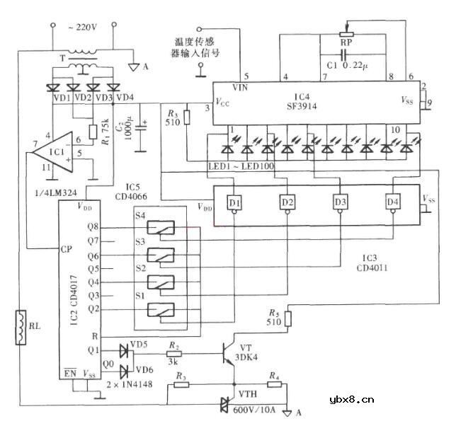 自动调功式温控器电路_开关型自动调功式温控器电路