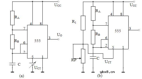 基于555组成的压控振荡器电路