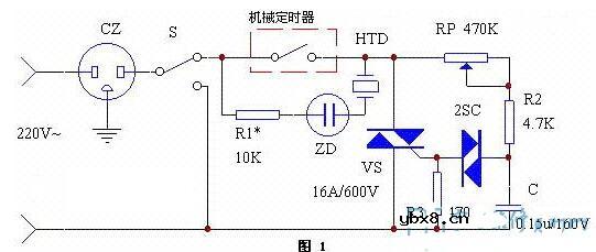 电饭煲电路原理图_电饭煲的火力控制电路