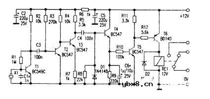 防盗报警器电路图