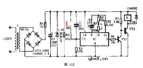 可调定时器电路图