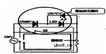 电烙铁温度转换电路图