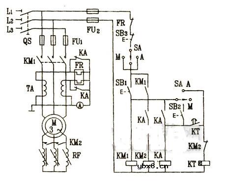 三相电动机启动控制电路图