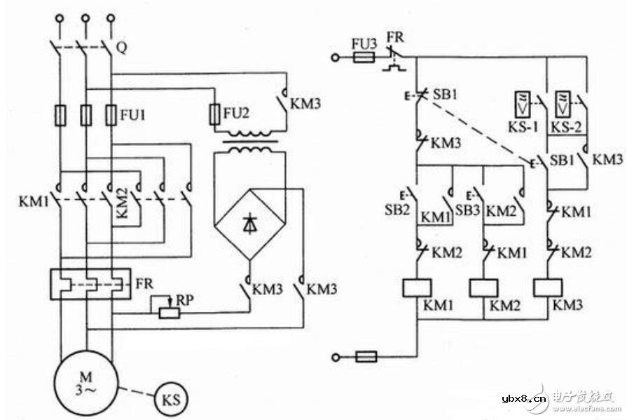 速度继电器结构_速度继电器制动电路图