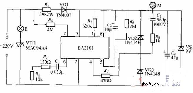 两款触摸式步进调光灯电路图解析