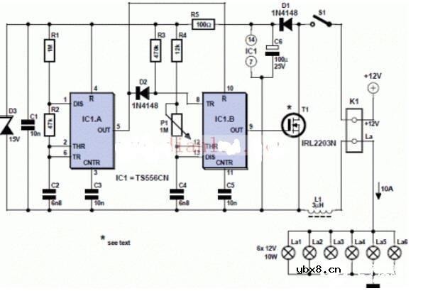 两款12v调光器电路图解析