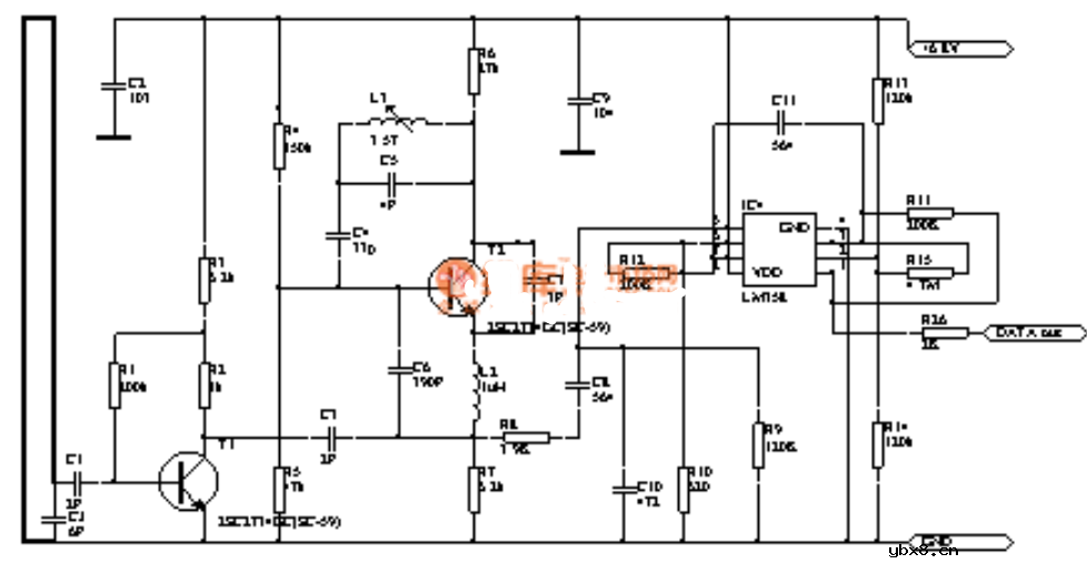 无线遥控器电路图制作