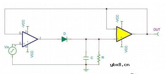 峰值检波改进电路图_综合峰值检波电路图