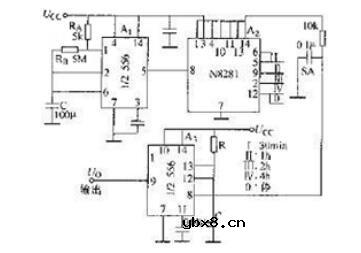 4小时顺序定时器电路图