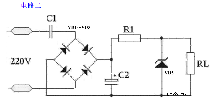 实用的电容降压电路