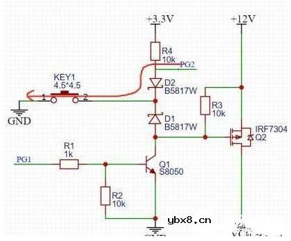 一键开关机电路图解析