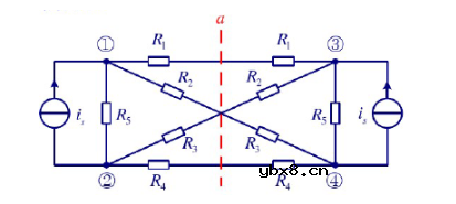 如何通过对称电路的等效变换转化回简单电路