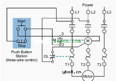 电机启动的简单电路