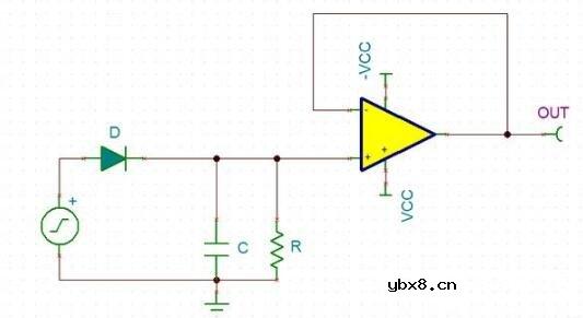 峰值检波改进电路图_综合峰值检波电路图