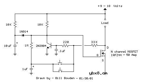 两款多点控制电子开关电路图