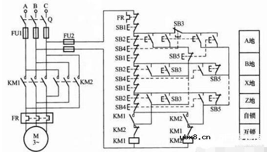 点动控制电路接线图