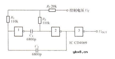 两款CD4069构成的简易振荡电路详解