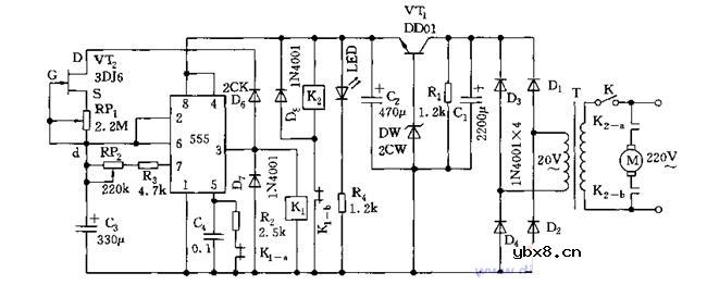 间歇定时器电路图