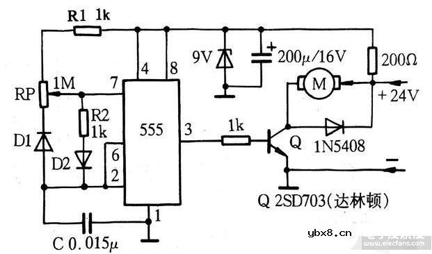 经典的PWM脉宽控制调速电路