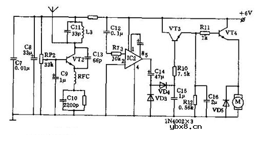 无线遥控器电路图制作