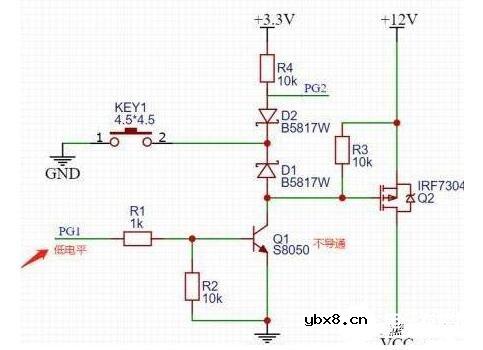 一键开关机电路图解析