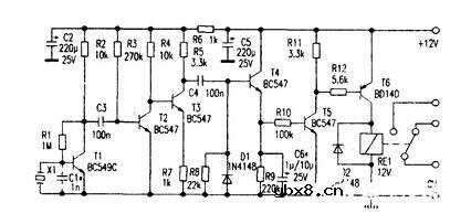 防盗报警电路图