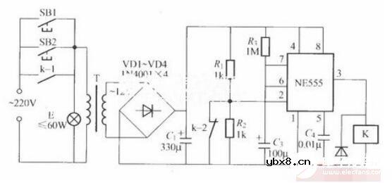 四款采用时基电路的延迟灯电路分享