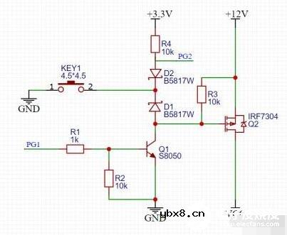 一键开关机电路图解析