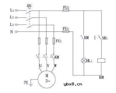 三款正反转点动控制电路图解析