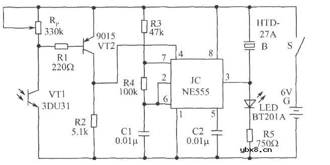 遥控器检测仪电路图解析