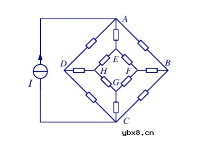 如何通过对称电路的等效变换转化回简单电路