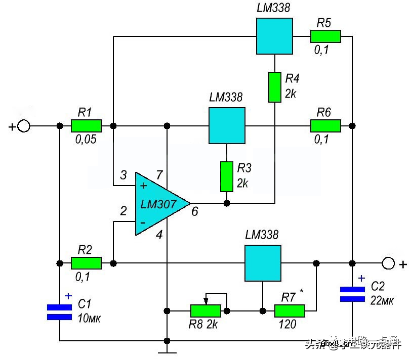 介绍17种LM338应用电路