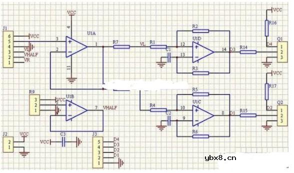 数字电路图怎么看（可调数字电压表电路图/TTL逻辑测试仪电路/数字隔离器Si8641典型电路）