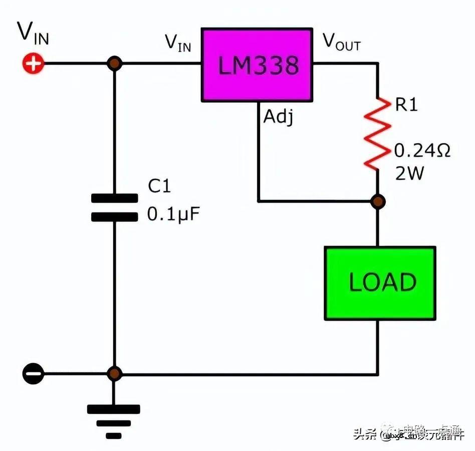 介绍17种LM338应用电路