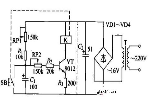 时控电路原理（kg316t时控开关电路/时间控制电路/继电器控制灯光电路）