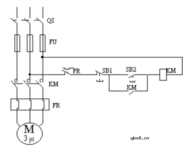 电动机控制电路图大全（顺序控制电路/单向运行电气控制电路/电动机启停控制电路）