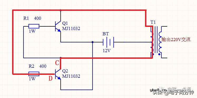 12V转220V逆变器原理和电路图分析
