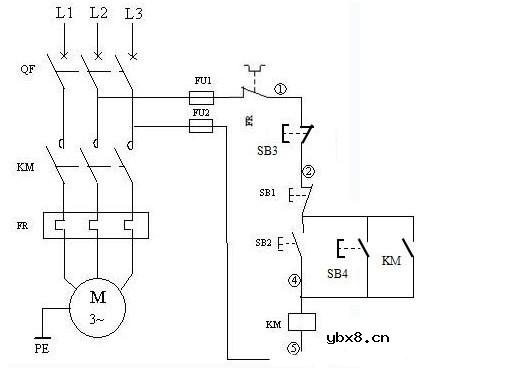 电动机控制电路图原理讲解（定时自动循环电路/降压起动控制电路/多地控制电路）