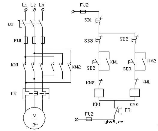 电机控制电路实物接线图（接触器控制电机正反转电路/双重连锁可逆控制电路/电磁抱闸制动控制电路）