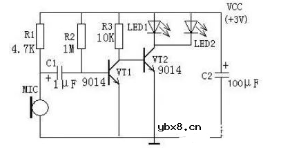 闪光灯电路原理图