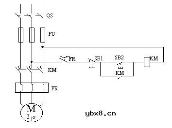 电机控制电路接线图（异步电动机可逆控制电路/控制电机正反转/单向运行电气控制线路）