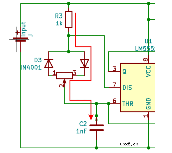 使用555定时器构建一个升压转换器电路