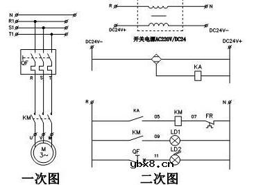 光电开关电路图及工作原理（对射光电开关/光电开关/点动控制接触器）