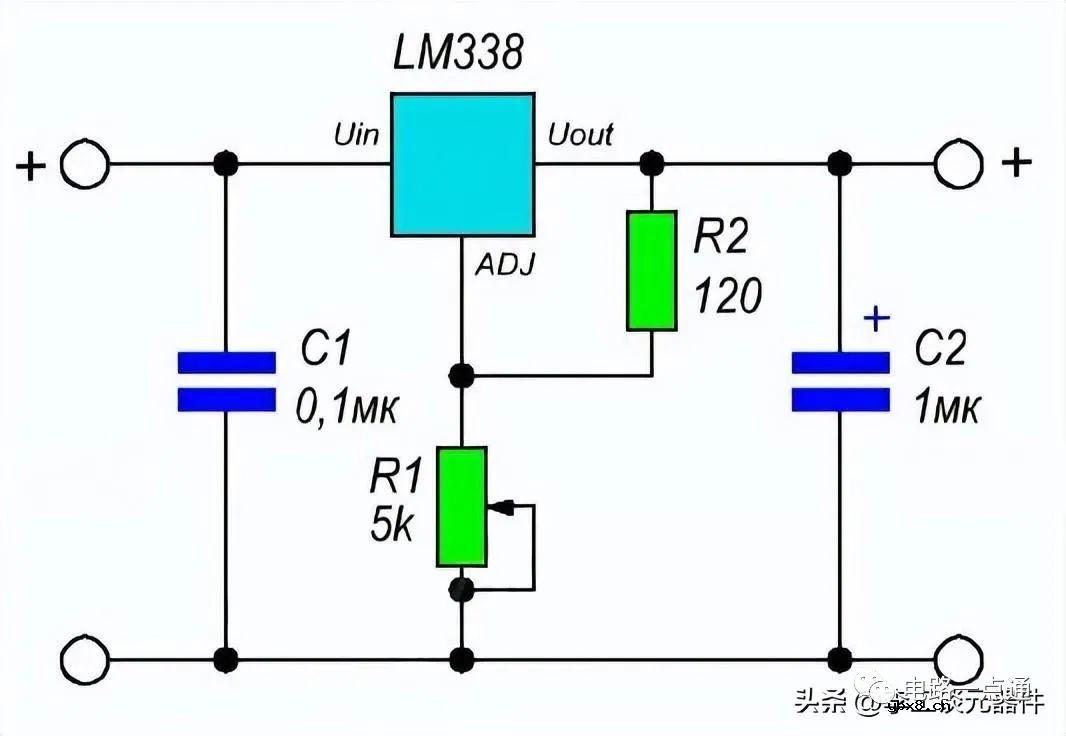 介绍17种LM338应用电路