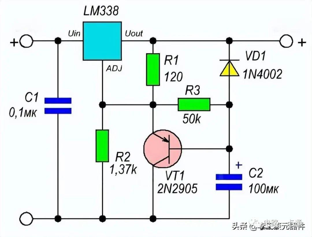 介绍17种LM338应用电路