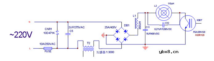电磁炉电路原理图分析