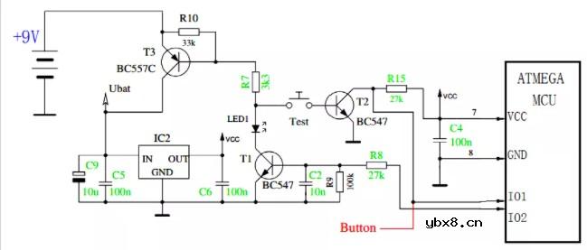 电子开关电路图原理（自动关机电路/电源开关电路/NPN继电器开关电路）